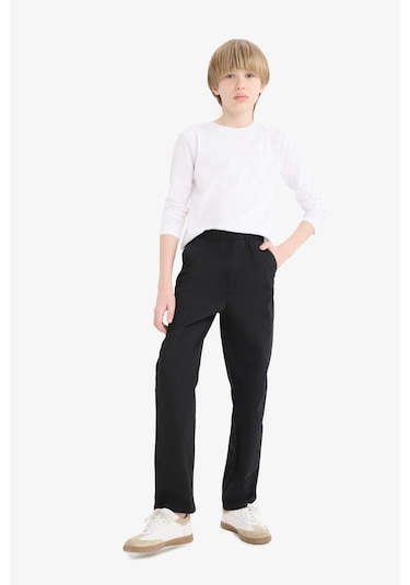 Defacto Erkek Çocuk Okula Dönüş Regular Fit Düz Paça Gabardin Pantolon T8850a625aubk81 Siyah Defacto Erkek Çocuk Okula Dönüş Regular Fit Düz Paça Gabardin Pantolon T8850a625aubk81 Siyah