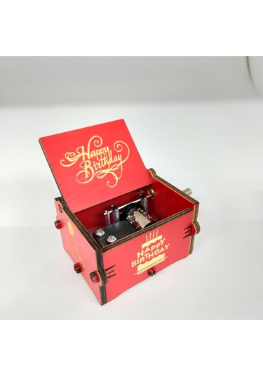 Doğum Günün Kutlu Olsun Müzik El Shake Müzik Kutusu Yaratıcı Süzme Doğum Günü Hediyesi Ahşap Müzik Kutusu Mutlu Yıllar2