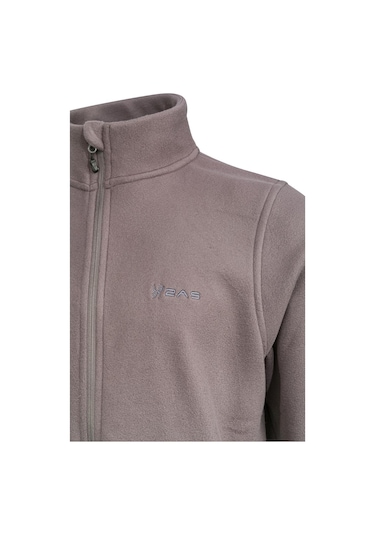 2as Cork Tam Fermuarlı Erkek Polar Sweatshirt Antrasit 001