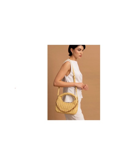 Sisley Kadın El Çantası C.sly 056 Sarı