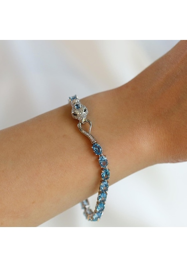 Sky Red Colleciton Serpent Creatif Gümüş Bileklik Gümüş
