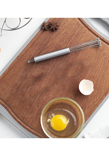 Ayarlanabilir Paslanmaz Yumurta Çırpıcısı Gümüş