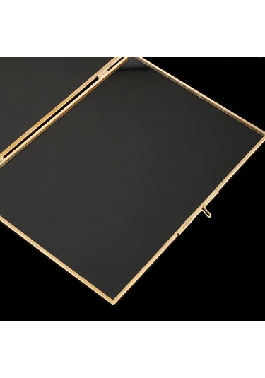 Pirinç Cam Metal Resim Fotoğraf Kurutulmuş Koruyucu A 18x13cm