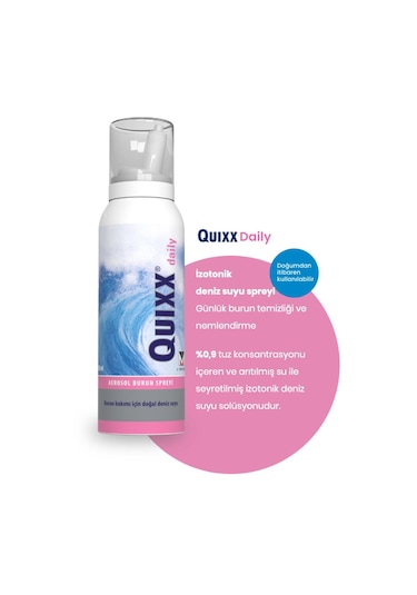 Quixx Daily Aerosol Burun Spreyi 100 ml 2 Adet
