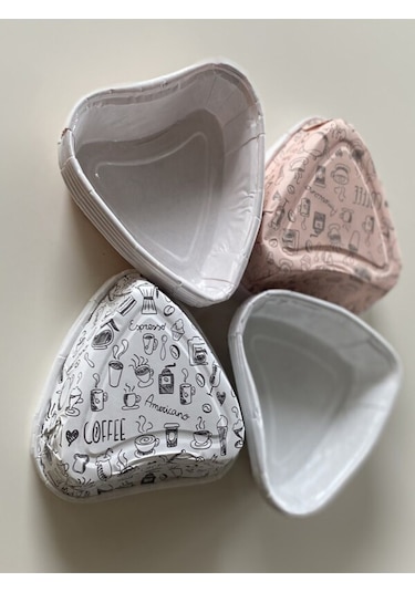 Kalp Muffin Kağıdı Kalp Şekilli Cupcake Kek Kalıbı Çok Renkli