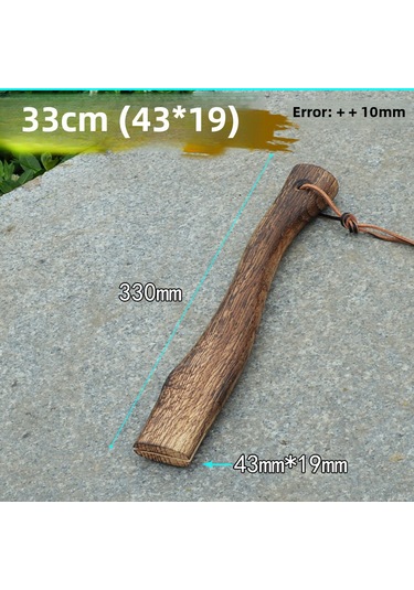 Yunboo Dayanıklı Qinggang Ahşap Kısa Bıçak Sapı - 33 Cm Mini Bıçak Kolu, El Erken Yorulmayan, Taşınabilir, Ahşap İşleri İçin