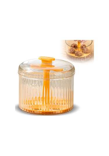 Yarı Saydam Köfte Makinesi - 5 Top Köfte Makinesi Aracı Turuncu Turuncu