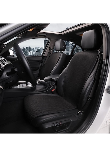 Gri Nefes Alabilen Buz İpek Küçük Bel Araba Koltuk Minderi Yaz Koltuk Örtüsü 1 Adet