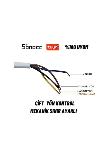 Tuya - Sonoff Uyumlu Stor Perde Motoru
