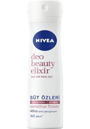 Nivea Beauty Elixir Sensitive Flower Kadın Sprey Deodorant 150 ML
