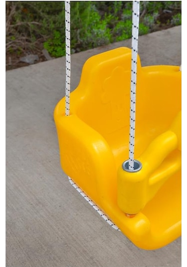 Teplay İpli Plastik Sarı Bebek Salıncağı