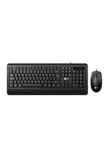 Lecoo CM104 USB Kablolu Türkçe Q Klavye & Mouse Set