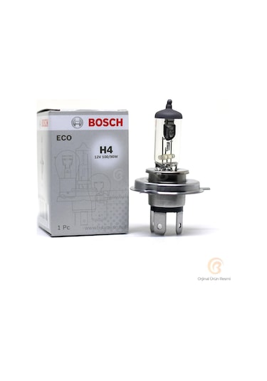 Bosch  Ampul H4 12V 100W P43T Tırnaklı 1987302840 2 Adet