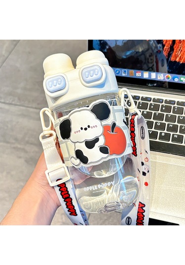 Jian Fan Çift Kapaklı Plastik Hasıriçme Bardağıyeş Yeşil