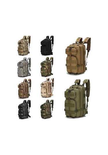 Dancemonkey Açık Hava Sırt Çantası: Dağ Yürüyüşü, Kamuflaj Desen, Çok Renkli Günlük Çanta Çok Renkli