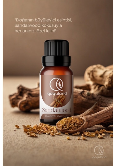 Qoquland Sandalwood Uçucu Yağ Buhurdanlık Esansı Oda Kokusu 10 ML