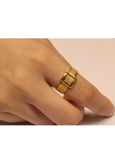 Hakan Güler Kuyumculuk 14 Ayar Altın Trabzon Hasır Yüzük