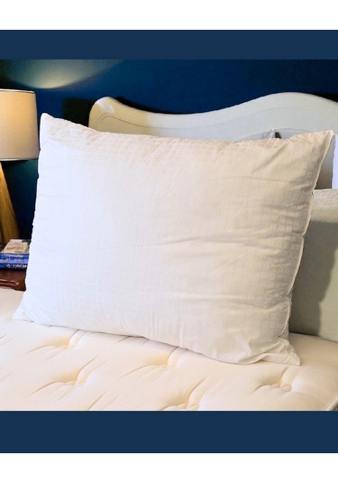 Solivane Otel Tipi Lüks Yastık Elit Cotton Nano Yastık 1300gr 230tc Queen Size 60x80 Beyaz-1