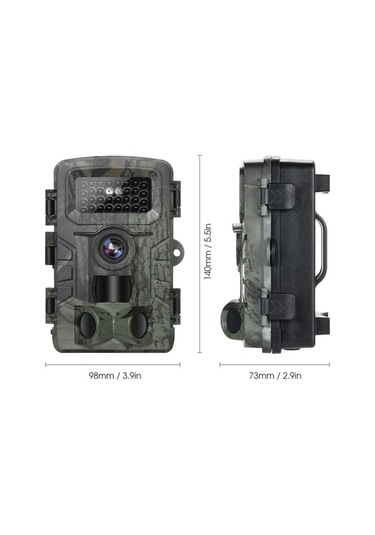 Dancemonkey 16mp Avcılık Kamerası, 1080p Ir Gece Görüşlü, Ip54 Su Geçirmez, 120 Geniş Açılı Video Kamera Çok Renkli