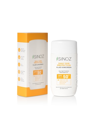 Sinoz Günlük Kullanım için Yüz Güneş Kremi SPF50+ 50 ML