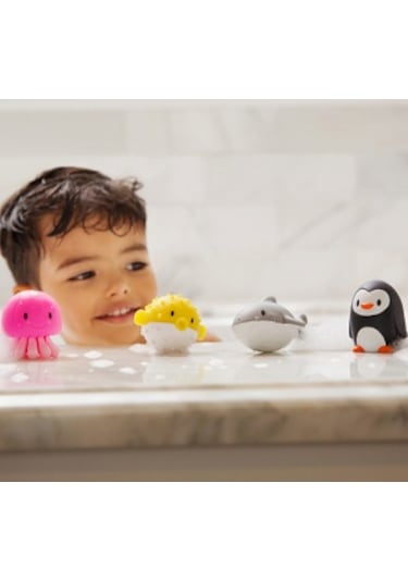 Munchkin Okyanus Hayvanları İle Banyo Fışkırtmaları, 8'li Paket