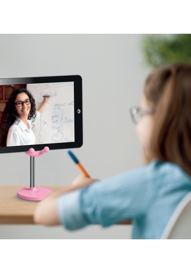 Polosmart Psm122 Figürlü Telefon & Tablet Tutucu Pembe