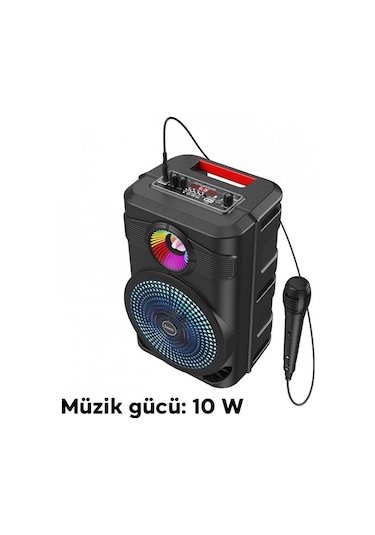 Hoco Bs46 Büyük Boy Mikrofonlu Taşınabilir Şarjlı Hoparlör Bluetooth Speaker