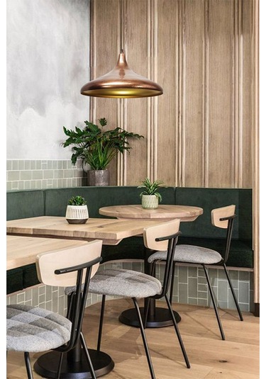 Champion Bakır Rengi Avize Tekli Sarkıt Salon Mutfak Hol Ofis Cafe Butik Lamba Aydınlatma Patina