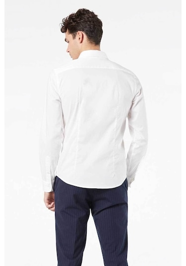 Dockers Minimalist Uzun Kol Erkek Gömlek - Günlük & İş - Kaliteli Pamuk Bej