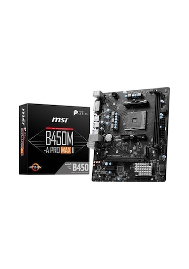 Msı B450m-a Pro Max Iı Amd Ddr4 4133mhz Oc Matx Am4