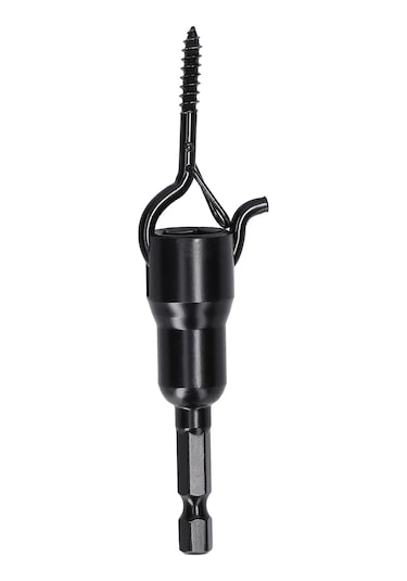 Siyah Metal Vida Kancaları Seti Dış Mekan Işıklar İçin Q-asma Vida Kancası Ve Genişletme Tüpü Kiti