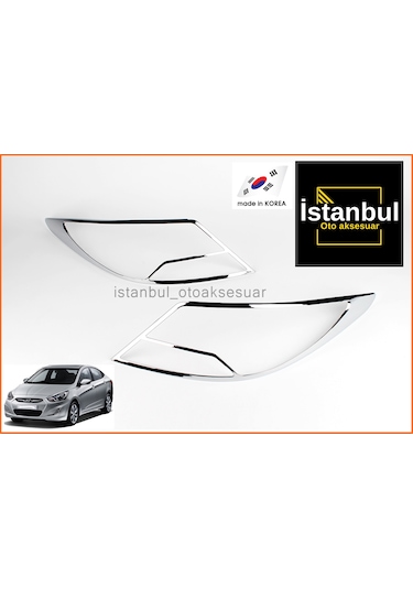 Accent Blue Arka Stop Krom Takımı