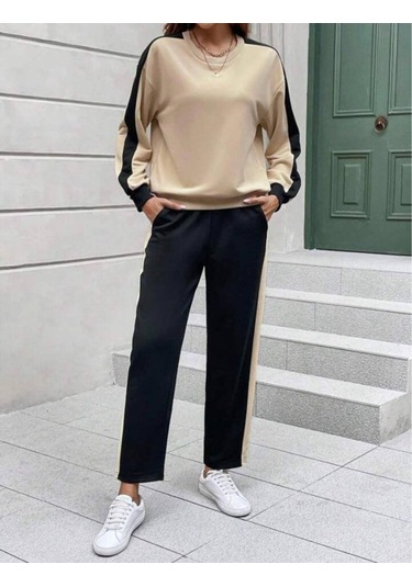 Lucky Life Kadın Iki Iplik Şerit Detaylı Ikili Takım 001