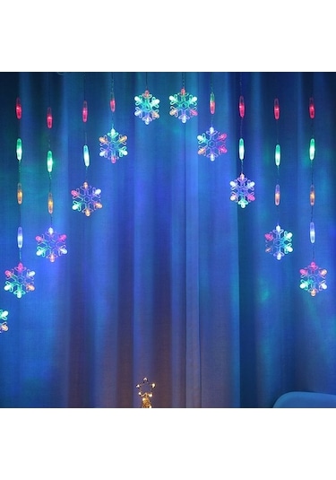 Novahub Beş Yıldızlı Dekoratif Işıklar Noel Su Geçirmez Dize Işıklar, Ab Fiş Renkli Işık Diğer