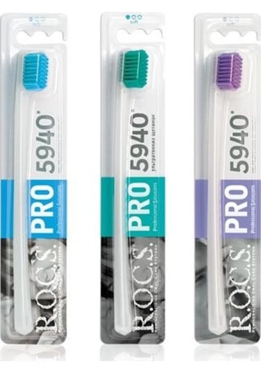 Rocs Pro 5940 Diş Fırçası Soft 3 Adet