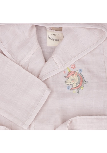 Unicorn Çocuk Müslin Bornoz