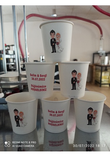 ÖZEL GÜNLERİNİZ İÇİN BASKILI KARTON BARDAK 3000 ADET