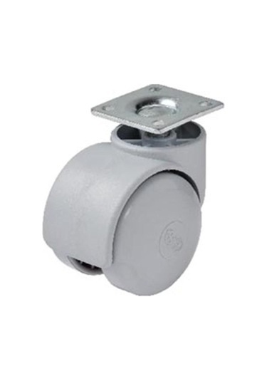 4 Adet Hts Büro Tipi Tablalı Dönerli Mobilya Tekeri Gri Kod : 417