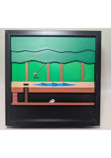 Pitfall - Atari 3d Baskı