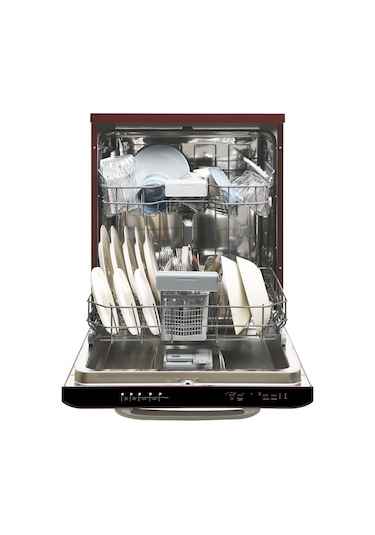 Vestel BM 5001 Retro 5 Programlı 12 Kişilik Bulaşık Makinesi Bordo