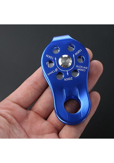 Kangvka Alüminyum Alloy Dağcıklığa Uygun 20kn Sabit Yan Panel Kayıcı, Kurtarma Ve Taşıma İçin Dış Mekan Gereci Yeşil