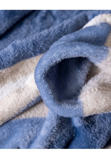 Mozel Welsoft Baskılı Tv Battaniye - Mavi/bej 8684427292327 Çok Renkli