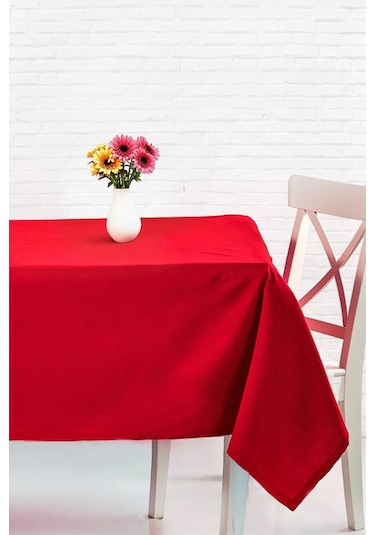 Roma Kırmızı Masa Örtüsü