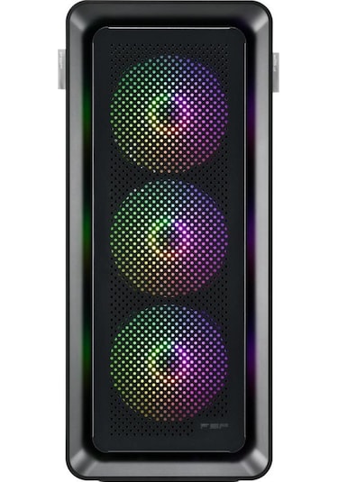 Fsp CUT593P 1000 W Temperli Cam ARGB Siyah Bilgisayar Kasası