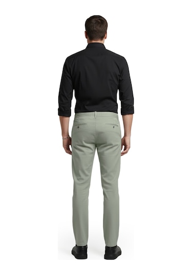 Deepsea Açık Yeşil Esnek Kumaş Slim Fit Beli Lastikli Günlük Spor Pantolon 2601070 Açık Yeşil