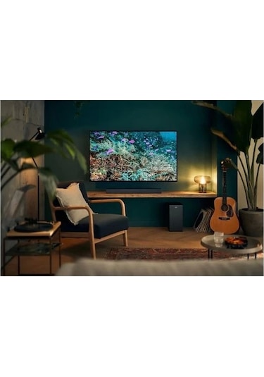 Phılıps 2.1 Kanallı Subwoofer Özellikli Kablosuz Soundbar Siyah