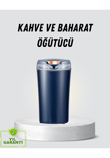 Kahve Ve Baharat Öğütücü Otomatik Mekanizmalı Dayanıklı Çelik Renkli