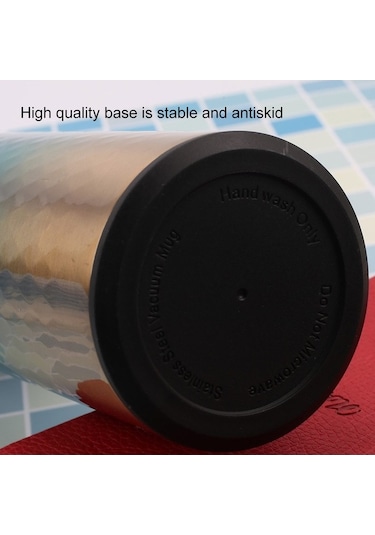 Pazly Paslanmaz Çelik Elmas Termos 500ml - Uzun Süre Sıcak Tutar, Kaymaz Taban, Dayanıklı