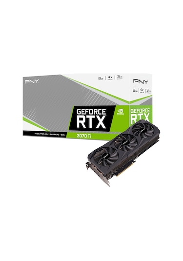 PNY NVIDIA GeForce RTX 3070 Ti Verto Triple Fan VCG3070T8TFBPB1 8 GB GDDR6X 256 Bit Ekran Kartı
