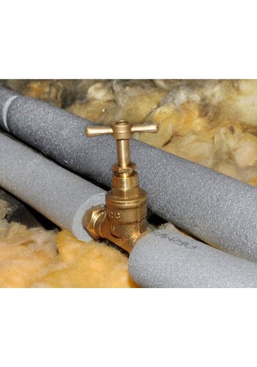 28 Mm Izolasyon Borusu Polietilen Boru Yalıtım Kılıfı Köpüğü 2 Metre